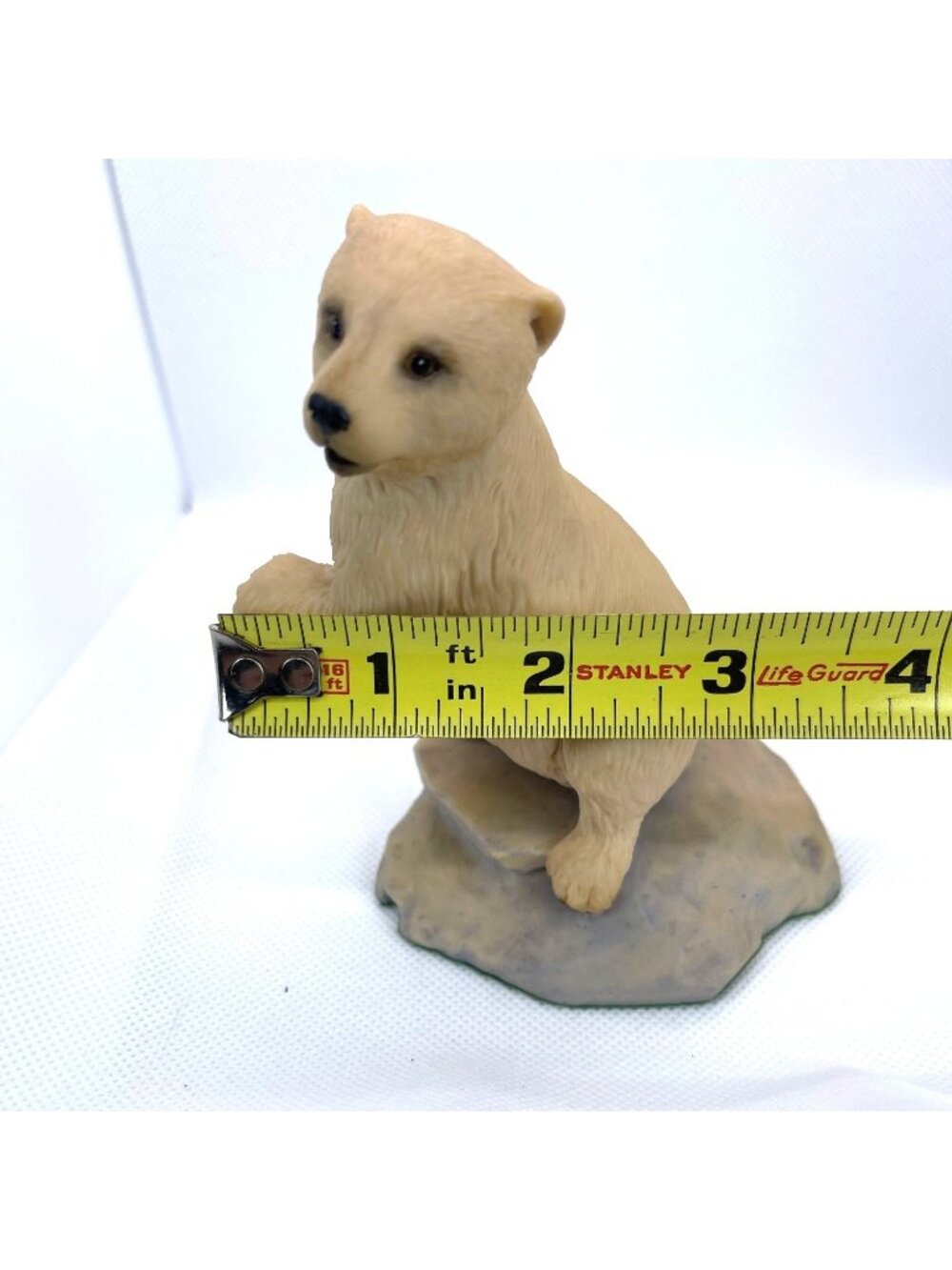 Baby Polar Bear Cub Figurine White Aynsley Hand Painted UK England 80s Vintage - Picture 9 of 10